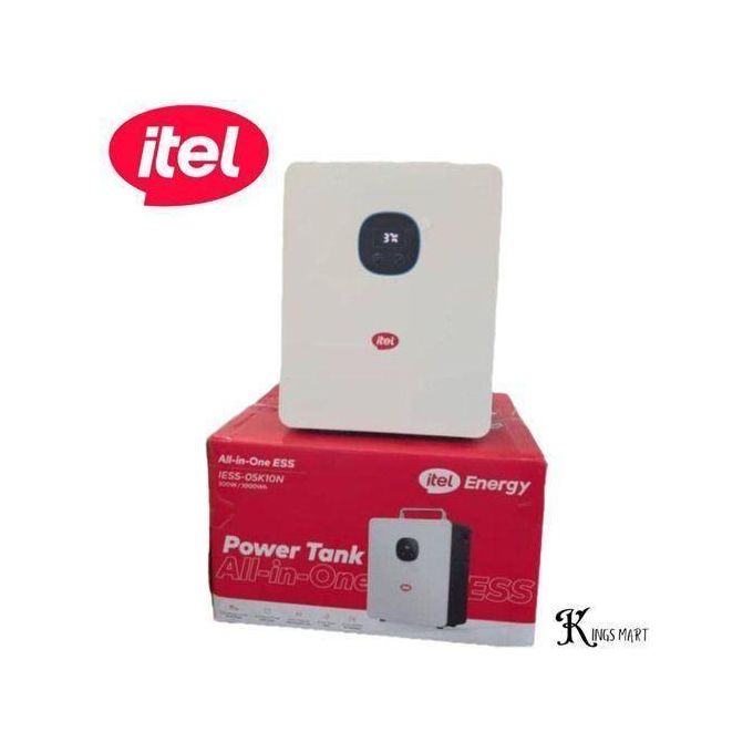 itel Energy 500W + 1kWh Inverter Power Tank LifePo4 Battery All-in-One Solar Power System IESS-05K10N
